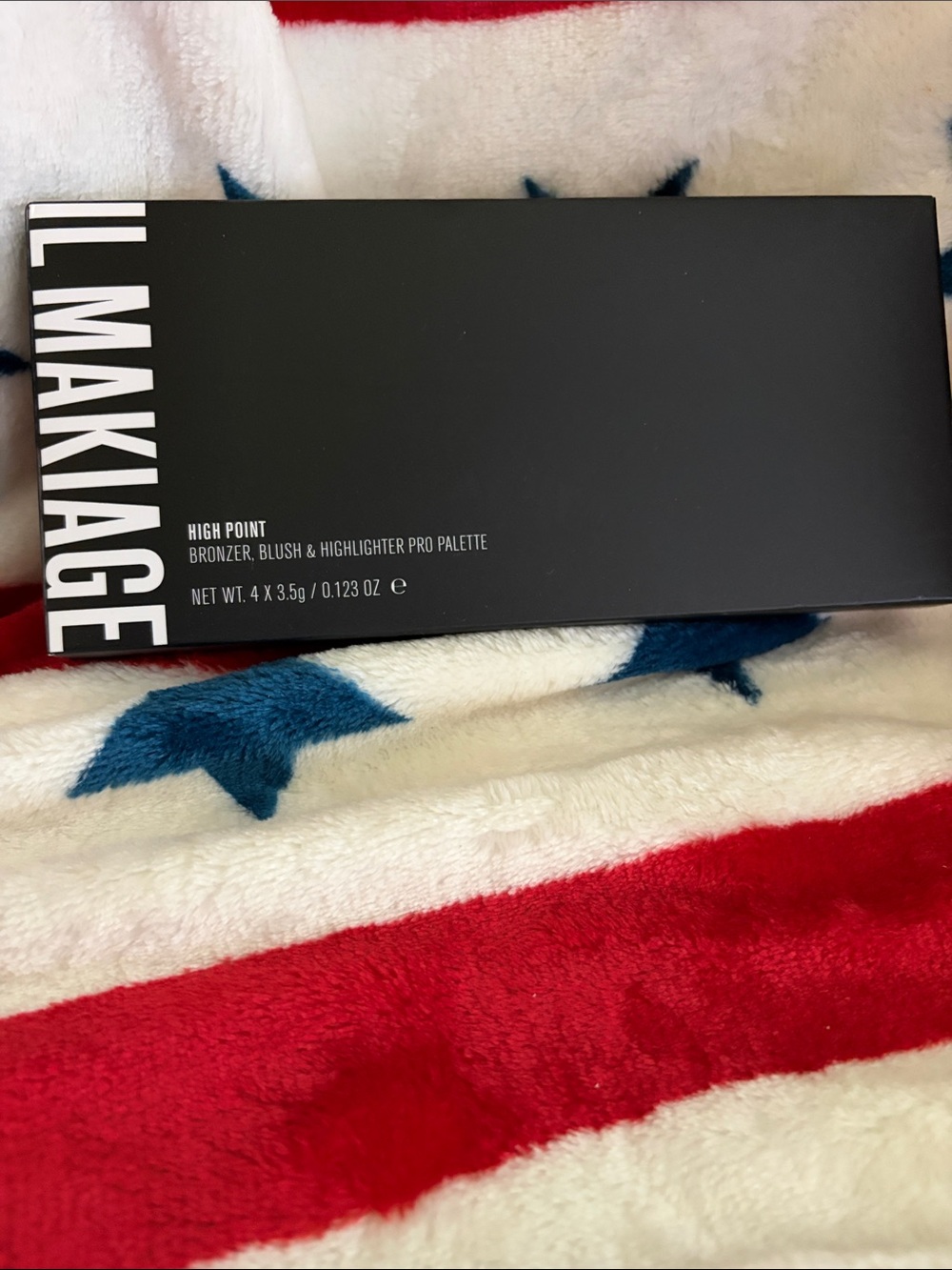 IL MAKIAGE Matte Black High Point Bronzer, Blush & Highlighter Palette